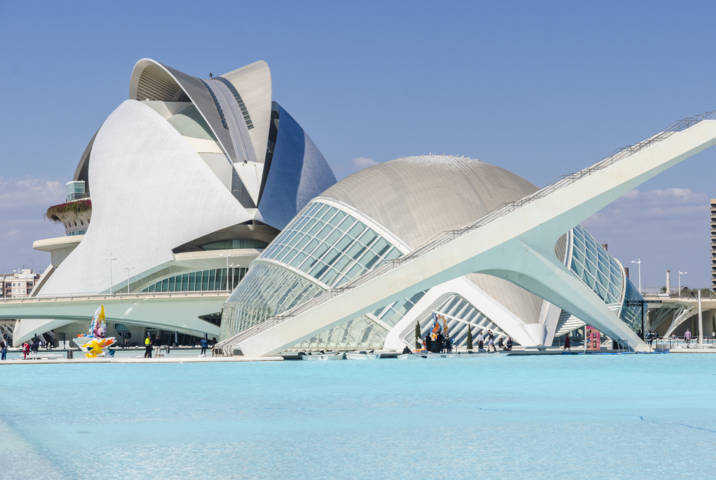 138 - Valencia - Ciutat de Les Arts i Les Ciencies - Hemisferic y Palau de Les Arts